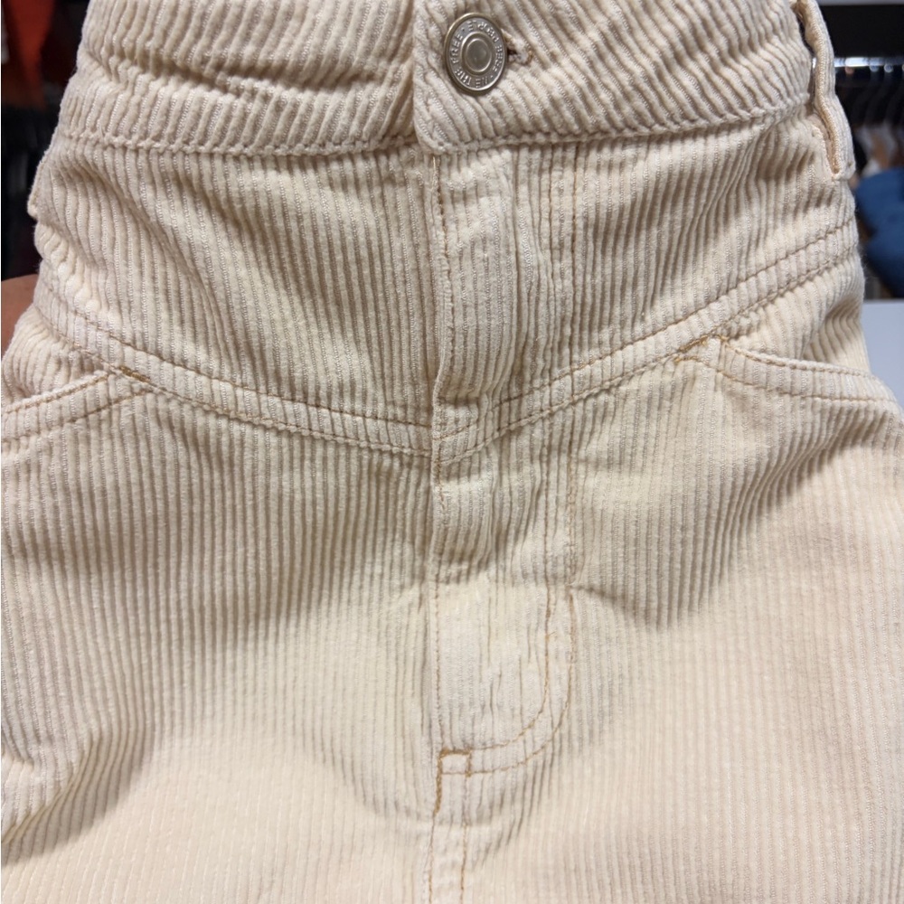 Free People Cream Corduroy skirt New condition - Picture 5 of 7